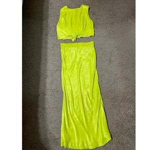 Neon Green 2 piece set
